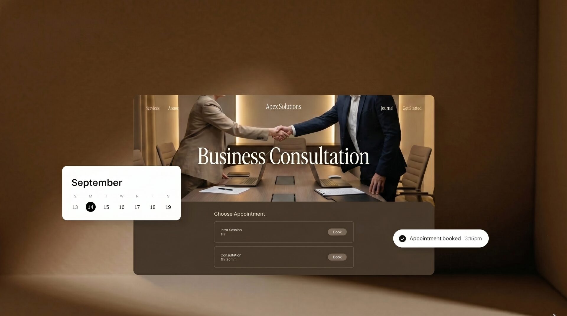 Effortless client journeys — modern responsive website design by Chocolate Umbrella Berlin